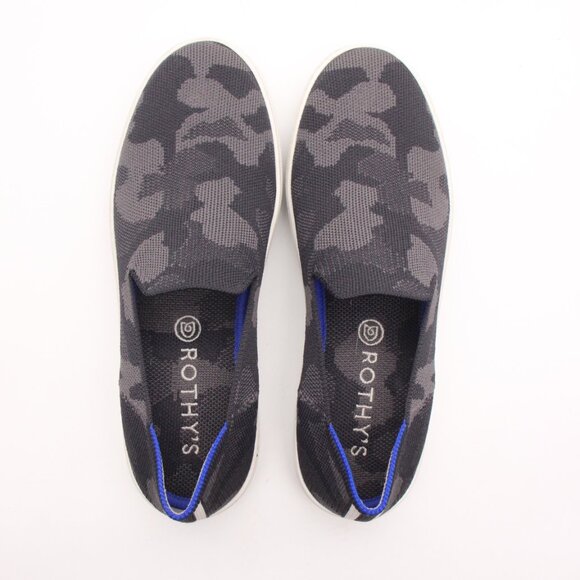 Rothy's The Original Women's Size 8 Slip On Sneaker Grey Camo Camouflage Sneaker - Picture 9 of 9
